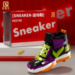 QIZHILE 102705 non  GIÀY THỂ THAO bộ đồ chơi xếp lắp ráp ghép mô hình Creator Sáng Tạo