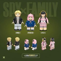 RENZAIMA 748 non  PHÒNG CỦA FUDGE bộ đồ chơi xếp lắp ráp ghép mô hình SPY×FAMILY 385 khối