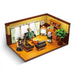 RENZAIMA 745 PHÒNG KHÁCH bộ đồ chơi xếp lắp ráp ghép mô hình SPY×FAMILY 466 khối