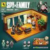 RENZAIMA 745 non  PHÒNG KHÁCH bộ đồ chơi xếp lắp ráp ghép mô hình SPY×FAMILY 466 khối