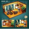 RENZAIMA 745 non  PHÒNG KHÁCH bộ đồ chơi xếp lắp ráp ghép mô hình SPY×FAMILY 466 khối