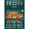 RENZAIMA 745 non  PHÒNG KHÁCH bộ đồ chơi xếp lắp ráp ghép mô hình SPY×FAMILY 466 khối