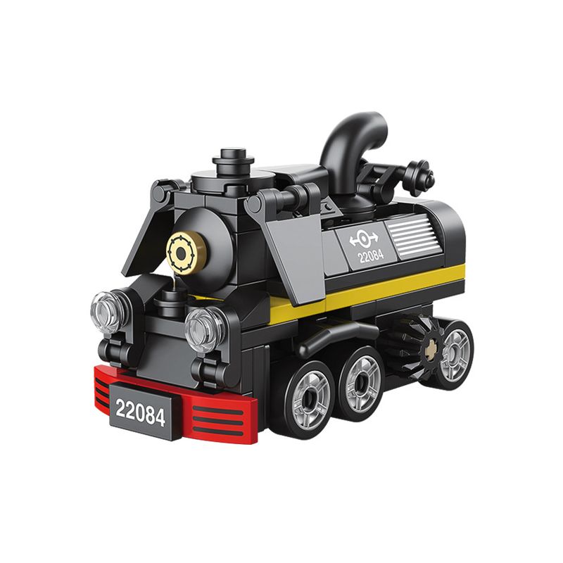 Decool 22084 Jisi 22084 non Lego ĐẦU MÁY HƠI NƯỚC VỀ PHÍA TRƯỚC bộ đồ chơi xếp lắp ráp ghép mô hình Mini Racing Pacemaker Đua Xe Mini 104 khối