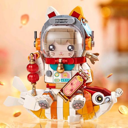 LOZ PDW005 non  TÔI KHÔNG VUÔNG bộ đồ chơi xếp lắp ráp ghép mô hình 680 khối