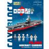 CAYI 22032 non  TÀU SÂN BAY 003 bộ đồ chơi xếp lắp ráp ghép mô hình Military Army FUJIAN AIRCRAFT CARRIER Quân Sự Bộ Đội 3028 khối