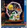 ZHEGAO 01052 non  ĐÊM GIÁNG SINH bộ đồ chơi xếp lắp ráp ghép mô hình Christmas 878 khối