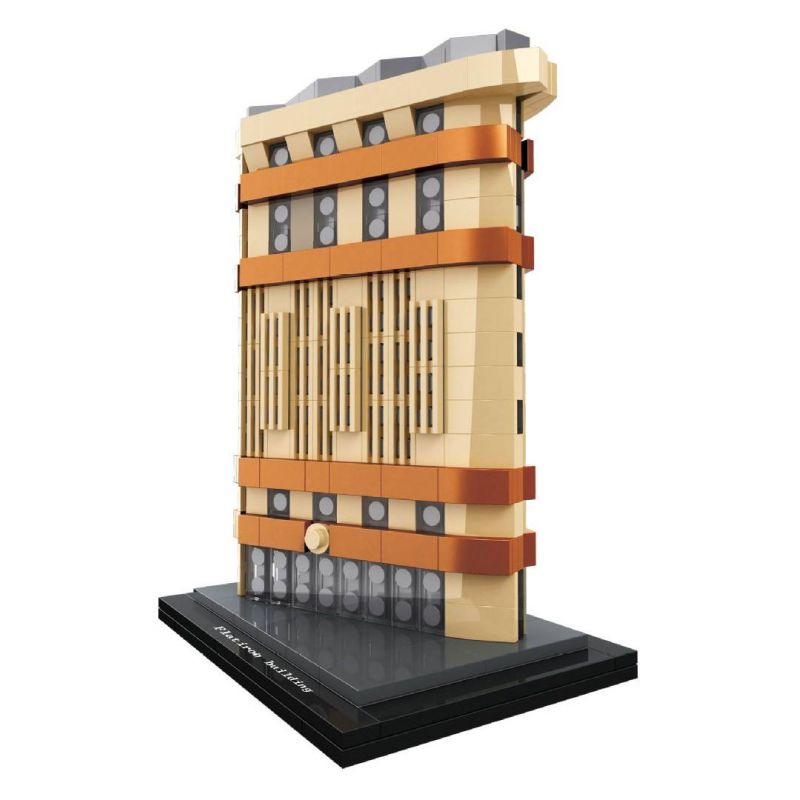NOT Lego FLATIRON BUILDING NEW YORK 21023 HSANHE CACO 6372 xếp lắp ráp ghép mô hình TÒA NHÀ FLATIRON NEW YORK Architecture Công Trình Kiến Trúc 471 khối