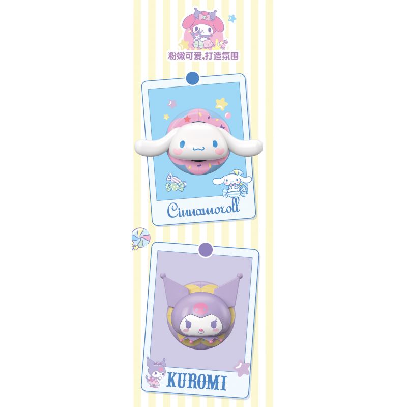 TOP TOY TC2204 2204 non  BÁNH RÁN GIA ĐÌNH SANRIO 4 LOẠI NAM CHÂM GẮN TỦ LẠNH MELODY PACHA COOLOMI BIG-EARED DOG bộ đồ chơi xếp lắp ráp ghép mô hình Gear SANRIO CHARACTERS DONUT FRIDGE MAGNET Đồ Lắp Ghép