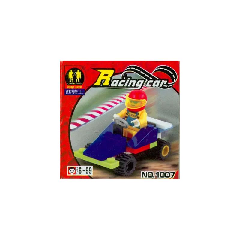 NOT Lego GO-KART 6498 COMPANION 101 Enlighten Qman 102 ZEPHYR KNIGHT 1007 xếp lắp ráp ghép mô hình GO-KART ĐUA XE KARTING Town Thị Trấn 22 khối