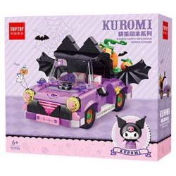 TOP TOY TC1709 1709 non  SANRIO CUỐI TUẦN VUI VẺ XE BÍ NGÔ COOLOMI bộ đồ chơi xếp lắp ráp ghép mô hình Halloween KUROMI Lễ Hội Hóa Trang Ma Quỷ