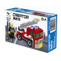 NOT Lego MINI FIRE TRUCK 6911 JISI 3102 LITTLE COMPANION 103 xếp lắp ráp ghép mô hình XE CỨU HỎA MINI Creator Sáng Tạo 69 khối