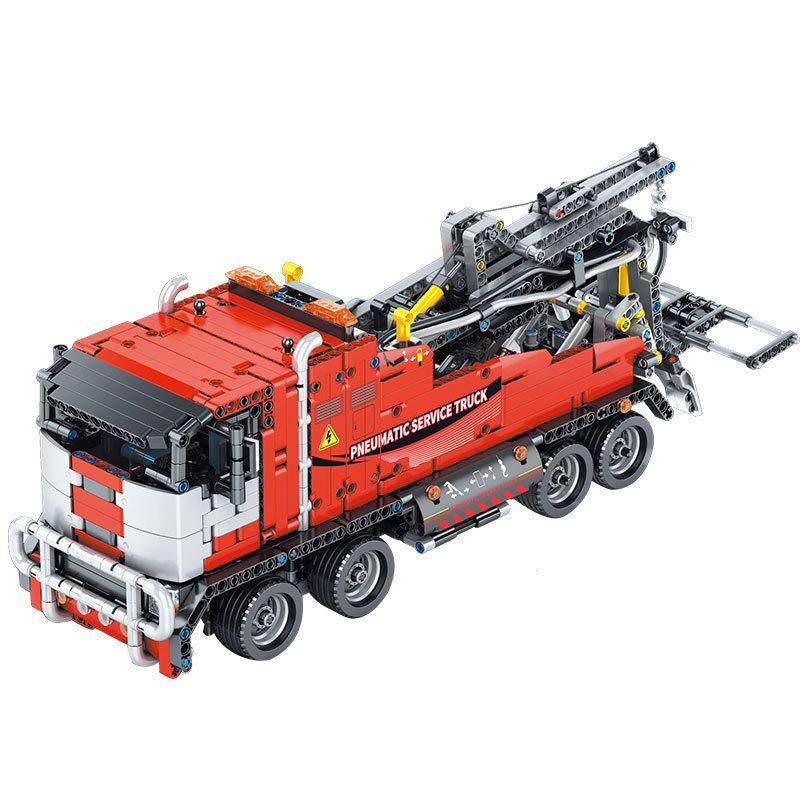 NOT Lego SERVICE TRUCK 42008 MouldKing 19001 Mould King 19001 xếp lắp ráp ghép mô hình XE DỊCH VỤ TẢI Technic Kỹ Thuật Công Nghệ Cao Mô Hình Phương Tiện 1276 khối