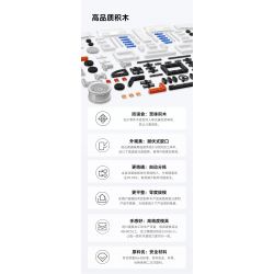 ONEBOT MITU MI OBDZJ10AIQI 10AIQI non  MÁY XÚC LẬT LIÊN HỢP bộ đồ chơi xếp lắp ráp ghép mô hình  Kỹ Thuật Công Nghệ Cao Mô Hình Phương Tiện 750 khối