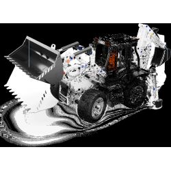 ONEBOT MITU MI OBDZJ10AIQI 10AIQI non  MÁY XÚC LẬT LIÊN HỢP bộ đồ chơi xếp lắp ráp ghép mô hình  Kỹ Thuật Công Nghệ Cao Mô Hình Phương Tiện 750 khối