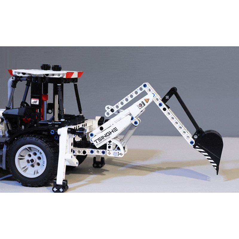 ONEBOT MITU MI OBDZJ10AIQI 10AIQI non  MÁY XÚC LẬT LIÊN HỢP bộ đồ chơi xếp lắp ráp ghép mô hình  Kỹ Thuật Công Nghệ Cao Mô Hình Phương Tiện 750 khối