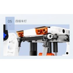 ONEBOT MITU MI OBDZJ10AIQI 10AIQI non  MÁY XÚC LẬT LIÊN HỢP bộ đồ chơi xếp lắp ráp ghép mô hình  Kỹ Thuật Công Nghệ Cao Mô Hình Phương Tiện 750 khối