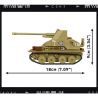 COBI 3050 non  ĐẠI ĐỘI ANH HÙNG 3 PHÁO CHỐNG TĂNG WEASEL MARDER III SD.KFZ.139 CỦA ĐỨC tỷ lệ 1:35 bộ đồ chơi xếp lắp ráp ghép mô hình Military Army Quân Sự Bộ Đội 420 khối