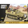 COBI 3049 non  ĐẠI ĐỘI ANH HÙNG 3 XE BỌC THÉP HẠNG NHẸ NỬA ĐƯỜNG SD.KFZ.251 tỷ lệ 1:35 bộ đồ chơi xếp lắp ráp ghép mô hình Military Army SD.KFZ. 251 AUSF.D Quân Sự Bộ Đội 463 khối