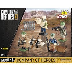 COBI 3041 non  HỘI ANH HÙNG 3 bộ đồ chơi xếp lắp ráp ghép mô hình Military Army COMPANY OF HEROES Quân Sự Bộ Đội 60 khối