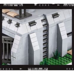 COBI 3043 non  ĐẠI ĐỘI ANH HÙNG 3 VỊ TRÍ CỦA QUÂN ĐỨC tỷ lệ 1:35 bộ đồ chơi xếp lắp ráp ghép mô hình Military Army GERMAN FIGHTING POSITION Quân Sự Bộ Đội 642 khối