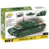 COBI 2717 non  XE TĂNG BỘ BINH CHURCHILL MK. IV tỷ lệ 1:48 bộ đồ chơi xếp lắp ráp ghép mô hình Military Army Quân Sự Bộ Đội 315 khối