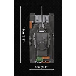 COBI 3045 non  ĐẠI ĐỘI ANH HÙNG 3 PANZER IV TYPE tỷ lệ 1:35 bộ đồ chơi xếp lắp ráp ghép mô hình Military Army PANZER IV AUSF. G Quân Sự Bộ Đội 610 khối