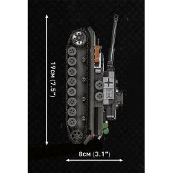 COBI 3045 non  ĐẠI ĐỘI ANH HÙNG 3 PANZER IV TYPE tỷ lệ 1:35 bộ đồ chơi xếp lắp ráp ghép mô hình Military Army PANZER IV AUSF. G Quân Sự Bộ Đội 610 khối