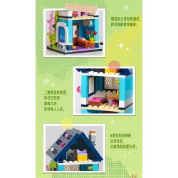 GUDI 51013 non  4 KHUNG CẢNH ĐƯỜNG PHỐ TRONG HÀNH TRÌNH BƯU ĐIỆN XINNIAN COFFEE TIME MAIXIANG STORY KHÁCH SẠN bộ đồ chơi xếp lắp ráp ghép mô hình Creator STREET ON THE JOURNEY Sáng Tạo 1098 khối