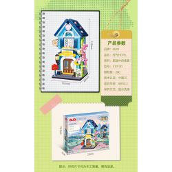 GUDI 51013 non  4 KHUNG CẢNH ĐƯỜNG PHỐ TRONG HÀNH TRÌNH BƯU ĐIỆN XINNIAN COFFEE TIME MAIXIANG STORY KHÁCH SẠN bộ đồ chơi xếp lắp ráp ghép mô hình Creator STREET ON THE JOURNEY Sáng Tạo 1098 khối