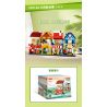 GUDI 51013 non  4 KHUNG CẢNH ĐƯỜNG PHỐ TRONG HÀNH TRÌNH BƯU ĐIỆN XINNIAN COFFEE TIME MAIXIANG STORY KHÁCH SẠN bộ đồ chơi xếp lắp ráp ghép mô hình Creator STREET ON THE JOURNEY Sáng Tạo 1098 khối
