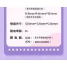 TOP TOY TC1910 1910 non  LÀN SÓNG RETRO CỦA GIA ĐÌNH SANRIO MÁY ẢNH PHẢN CHIẾU ĐÔI COOLOMI bộ đồ chơi xếp lắp ráp ghép mô hình Movie & Game MY KUROMI Phim Và Trò Chơi 400 khối