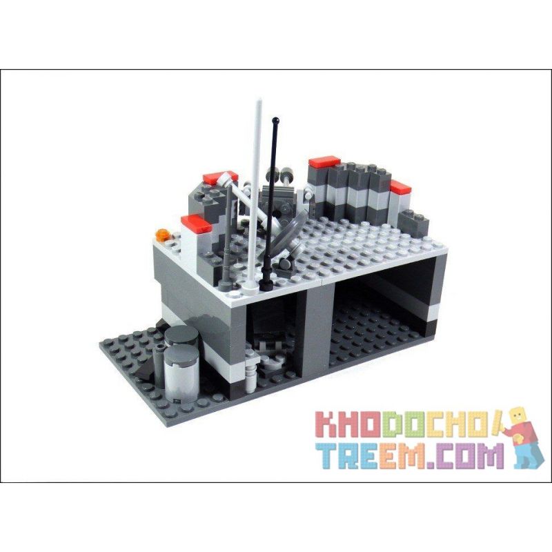 GUDI 8216 non  TRUNG TÂM PHÒNG VỆ bộ đồ chơi xếp lắp ráp ghép mô hình Earth Border Biến Giới Trái Đất 531 khối