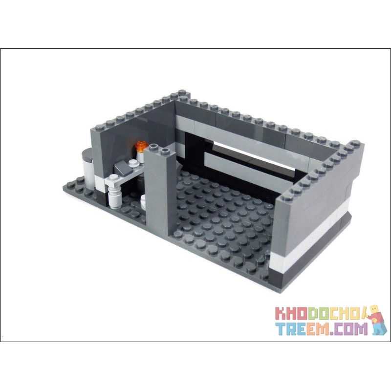 GUDI 8216 non  TRUNG TÂM PHÒNG VỆ bộ đồ chơi xếp lắp ráp ghép mô hình Earth Border Biến Giới Trái Đất 531 khối