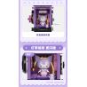 TOP TOY TC1909 1909 non  LÀN SÓNG RETRO CỦA GIA ĐÌNH SANRIO MÁY GHI ÂM VINYL GIAI ĐIỆU bộ đồ chơi xếp lắp ráp ghép mô hình Movie & Game MY MELODY Phim Và Trò Chơi 500 khối