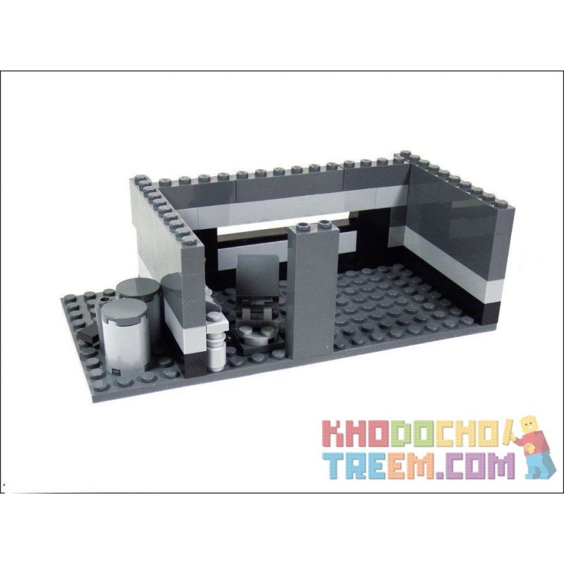 GUDI 8216 non  TRUNG TÂM PHÒNG VỆ bộ đồ chơi xếp lắp ráp ghép mô hình Earth Border Biến Giới Trái Đất 531 khối