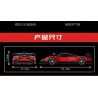 MouldKing 10041 Mould King 10041 non  PAGANI ZONDA R bộ đồ chơi xếp lắp ráp ghép mô hình Model Team Mô Hình Hiện Đại 1278 khối