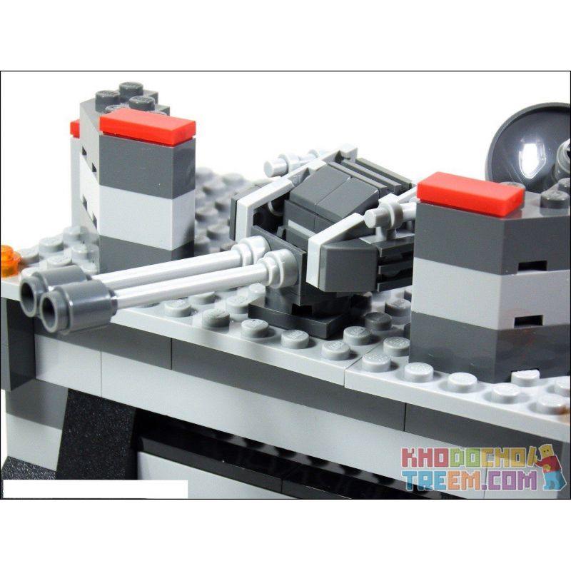 GUDI 8216 non  TRUNG TÂM PHÒNG VỆ bộ đồ chơi xếp lắp ráp ghép mô hình Earth Border Biến Giới Trái Đất 531 khối