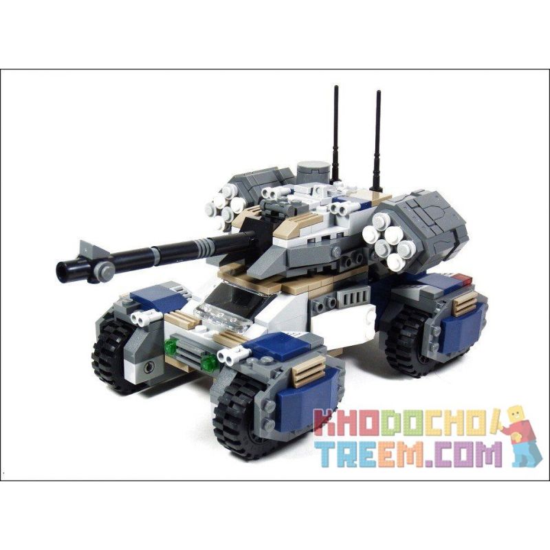 GUDI 8216 non  TRUNG TÂM PHÒNG VỆ bộ đồ chơi xếp lắp ráp ghép mô hình Earth Border Biến Giới Trái Đất 531 khối