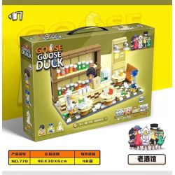 RENZAIMA 779 non  GIẾT NGỖNG VÀ VỊT QUÁN RƯỢU CŨ bộ đồ chơi xếp lắp ráp ghép mô hình Movie & Game GOOSE DUCK Phim Và Trò Chơi 456 khối
