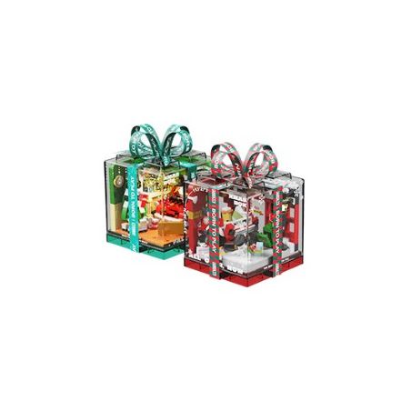 AREA-X AX0088 0088 non  MÙA ĐÔNG HẠN CHẾ bộ đồ chơi xếp lắp ráp ghép mô hình Christmas Giáng Sinh