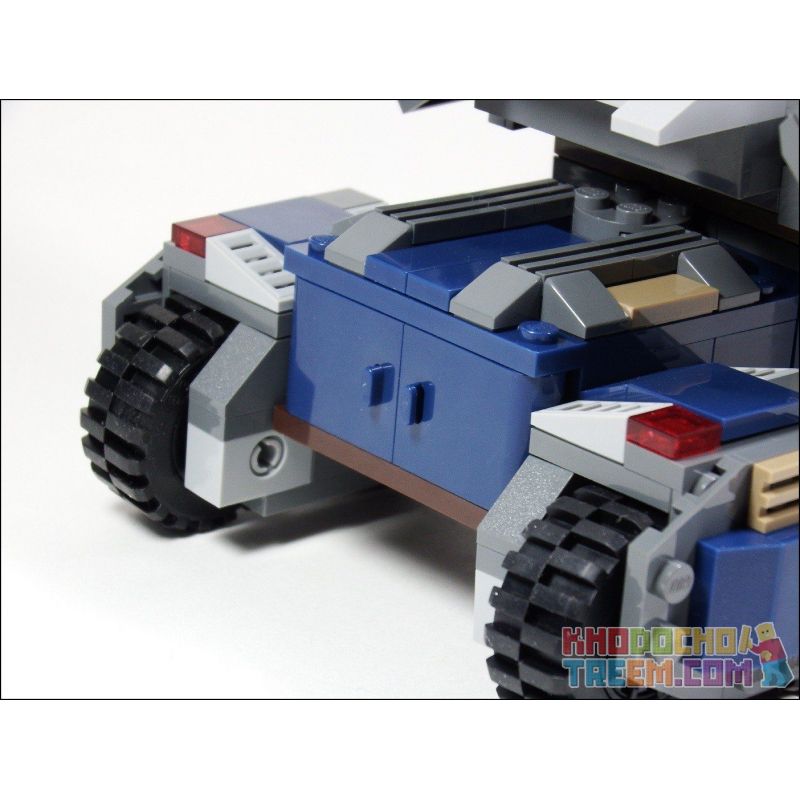 GUDI 8216 non  TRUNG TÂM PHÒNG VỆ bộ đồ chơi xếp lắp ráp ghép mô hình Earth Border Biến Giới Trái Đất 531 khối