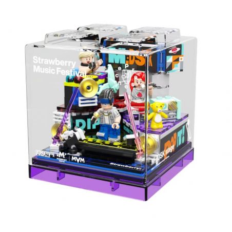 AREA-X AB0007 0007 non  LỄ HỘI ÂM NHẠC DÂU TÂY X-BOX SÂN KHẤU MDSK bộ đồ chơi xếp lắp ráp ghép mô hình M_DSK STAGE