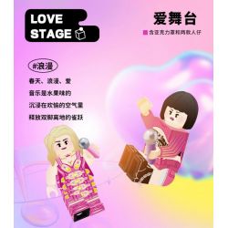 AREA-X AB0006 0006 non  LỄ HỘI ÂM NHẠC DÂU TÂY X-BOX SÂN KHẤU TÌNH YÊU bộ đồ chơi xếp lắp ráp ghép mô hình LOVE STAGE