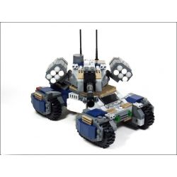 GUDI 8216 Xếp hình kiểu Lego Earth Border Core Defense Defender Bunker, Slaughter Tank, Shadow Speed Attack Motorcycle Trung Tâm Phòng Vệ 531 khối