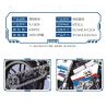 XIANG JUN XJ-282A 282A XJ282A non  XE MÁY BMW bộ đồ chơi xếp lắp ráp ghép mô hình  Kỹ Thuật Công Nghệ Cao Mô Hình Phương Tiện 639 khối
