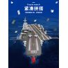 ZDEL DL-40023 40023 DL40023 non  TÀU SÂN BAY LOẠI 003 PHÚC KIẾN tỷ lệ 1:300 bộ đồ chơi xếp lắp ráp ghép mô hình Military Army 003 AIRCRAFT CARRIER Quân Sự Bộ Đội 2550 khối