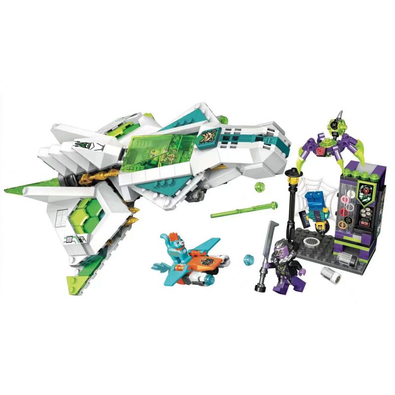 NOT Lego MONKEYKID WHITE DRAGON HORSE JET 80020 TANK 60043 xếp lắp ráp ghép mô hình MONKIE KID RỒNG TRẮNG MA YULIN JET MÁY BAY PHẢN LỰC BẠCH LONG MÃ Tây Du Ký Tôn Ngộ Không 565 khối