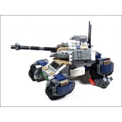 GUDI 8216 Xếp hình kiểu Lego Earth Border Core Defense Defender Bunker, Slaughter Tank, Shadow Speed Attack Motorcycle Trung Tâm Phòng Vệ 531 khối