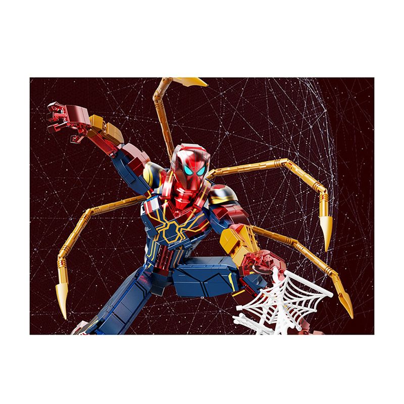 THULE 6015 non  MÁY NGƯỜI NHỆN bộ đồ chơi xếp lắp ráp ghép mô hình Spider-Man SPIDER HERO UPHOLD JUSTICE 1132 khối THULE 6015 non  MÁY NGƯỜI NHỆN bộ đồ chơi xếp lắp ráp ghép mô hình Spider-Man SPIDER HERO UPHOLD JUSTICE 1132 khối