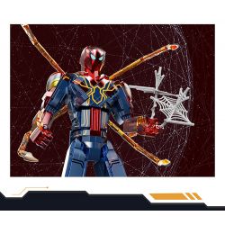 THULE 6015 non  MÁY NGƯỜI NHỆN bộ đồ chơi xếp lắp ráp ghép mô hình Spider-Man SPIDER HERO UPHOLD JUSTICE 1132 khối THULE 6015 non  MÁY NGƯỜI NHỆN bộ đồ chơi xếp lắp ráp ghép mô hình Spider-Man SPIDER HERO UPHOLD JUSTICE 1132 khối